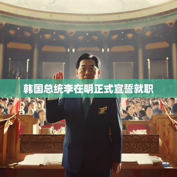 韩国总统李在明正式宣誓就职