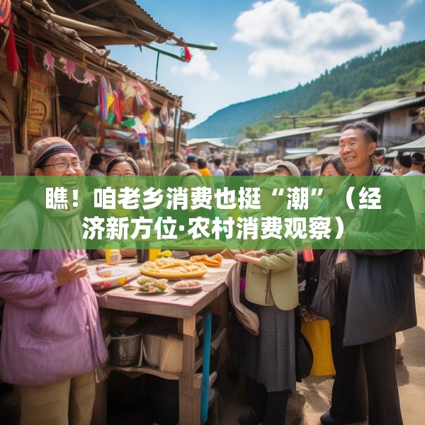 瞧！咱老乡消费也挺“潮”（经济新方位·农村消费观察）