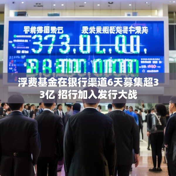 浮费基金在银行渠道6天募集超33亿 招行加入发行大战