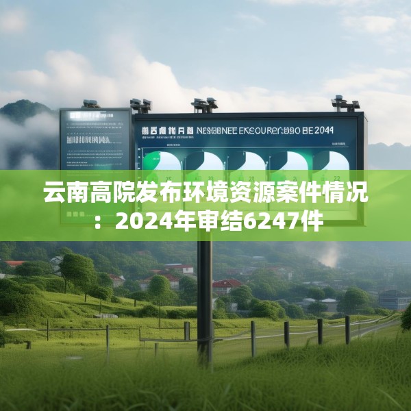 云南高院发布环境资源案件情况：2024年审结6247件