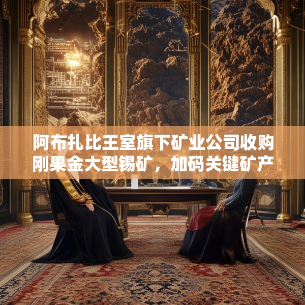 阿布扎比王室旗下矿业公司收购刚果金大型锡矿，加码关键矿产布局