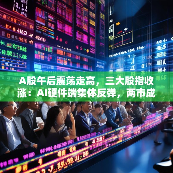 A股午后震荡走高，三大股指收涨：AI硬件端集体反弹，两市成交近1.3万亿元