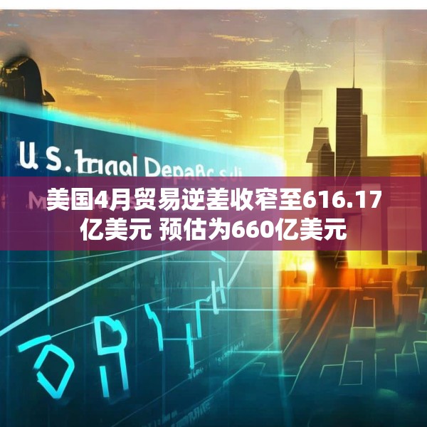 美国4月贸易逆差收窄至616.17亿美元 预估为660亿美元