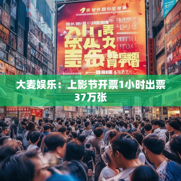大麦娱乐：上影节开票1小时出票37万张