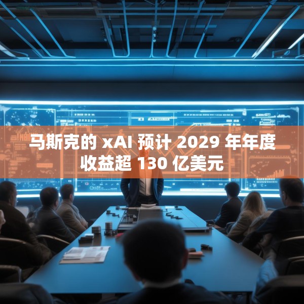 马斯克的 xAI 预计 2029 年年度收益超 130 亿美元