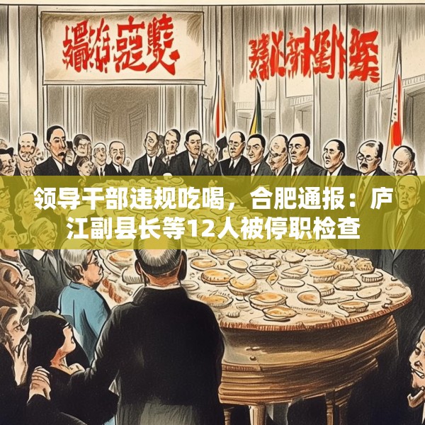 领导干部违规吃喝，合肥通报：庐江副县长等12人被停职检查