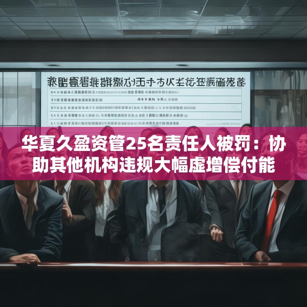 华夏久盈资管25名责任人被罚：协助其他机构违规大幅虚增偿付能力等