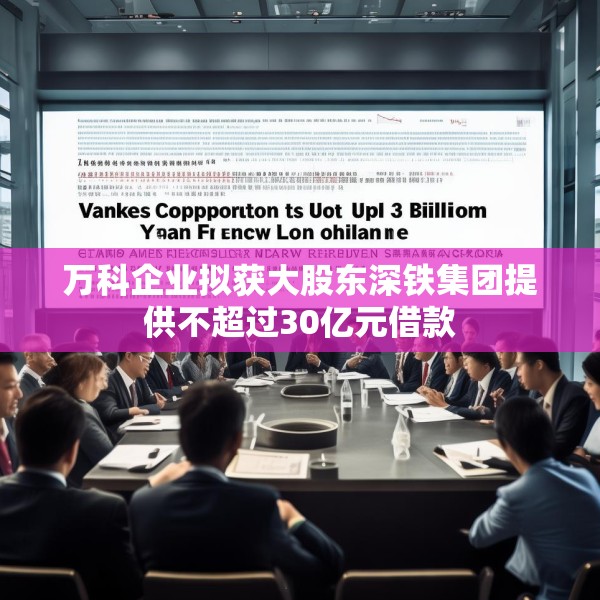 万科企业拟获大股东深铁集团提供不超过30亿元借款