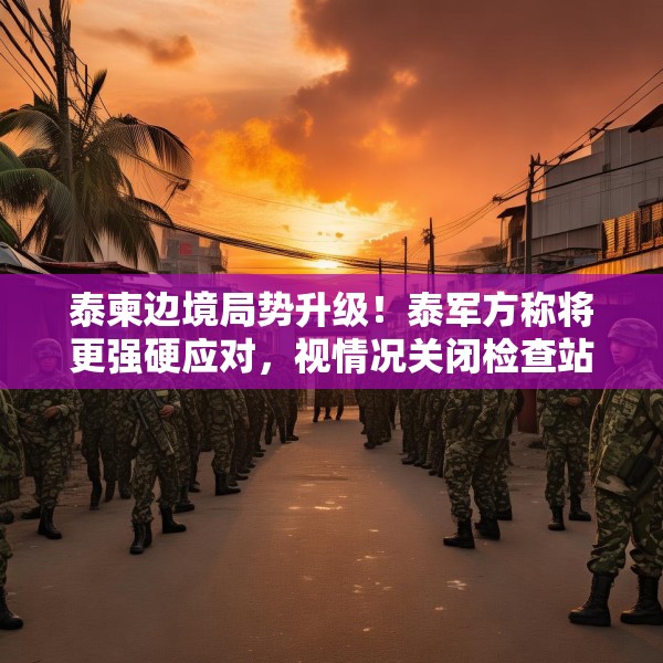 泰柬边境局势升级！泰军方称将更强硬应对，视情况关闭检查站