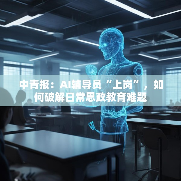中青报：AI辅导员“上岗”，如何破解日常思政教育难题