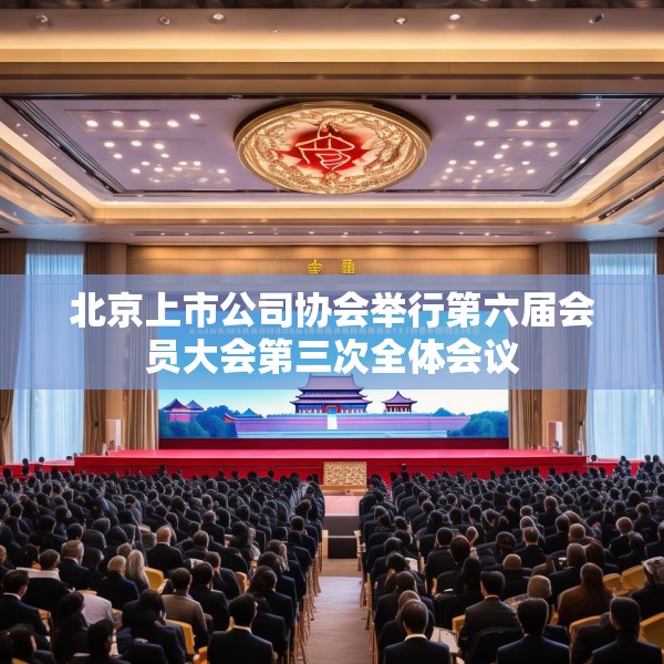 北京上市公司协会举行第六届会员大会第三次全体会议
