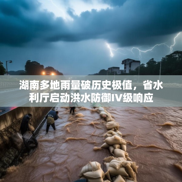 湖南多地雨量破历史极值，省水利厅启动洪水防御IV级响应