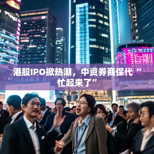 港股IPO掀热潮，中资券商保代“忙起来了”