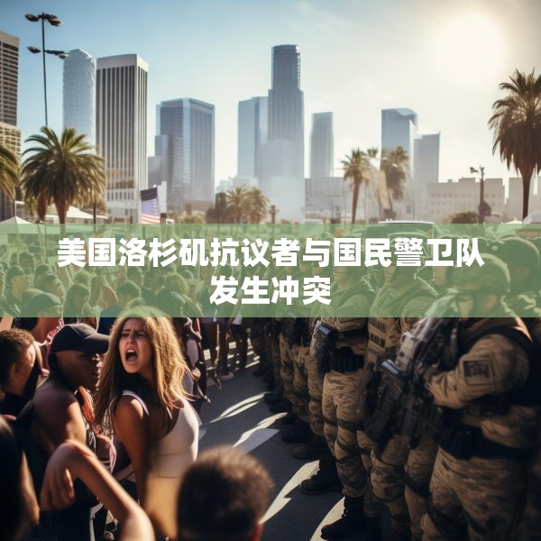 美国洛杉矶抗议者与国民警卫队发生冲突