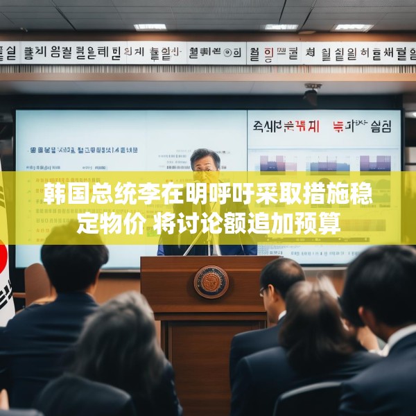 韩国总统李在明呼吁采取措施稳定物价 将讨论额追加预算