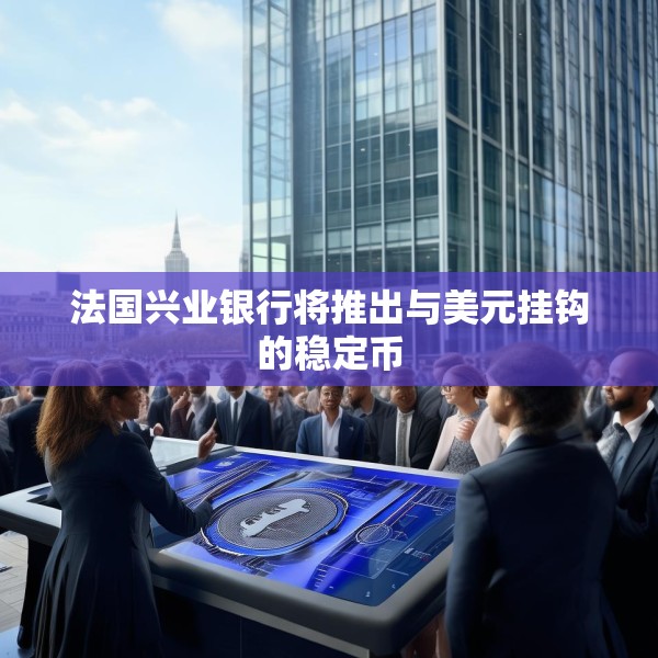 法国兴业银行将推出与美元挂钩的稳定币