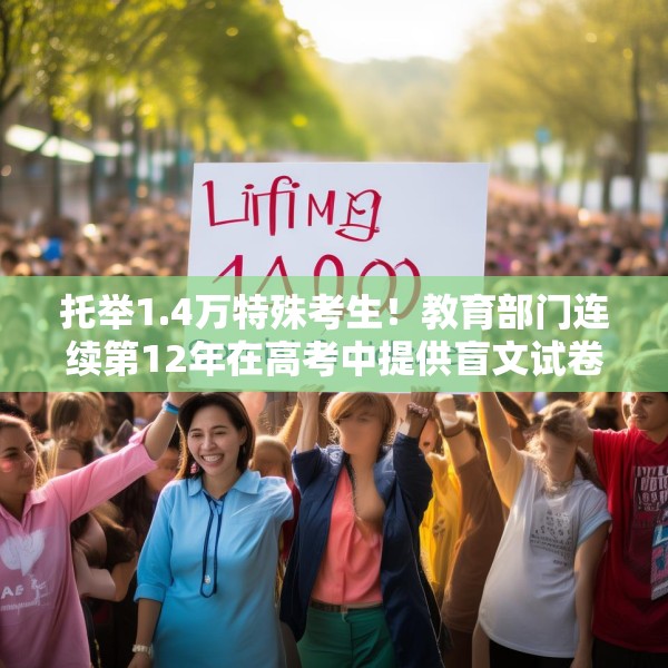 托举1.4万特殊考生！教育部门连续第12年在高考中提供盲文试卷