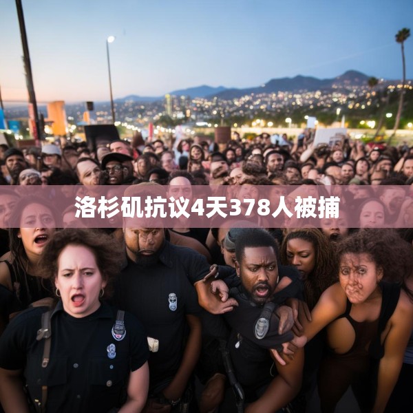 洛杉矶抗议4天378人被捕