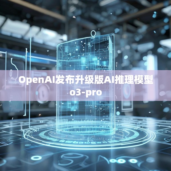 OpenAI发布升级版AI推理模型o3-pro