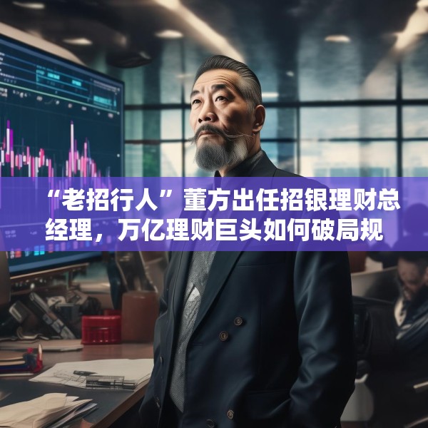 “老招行人”董方出任招银理财总经理，万亿理财巨头如何破局规模和业绩下行？