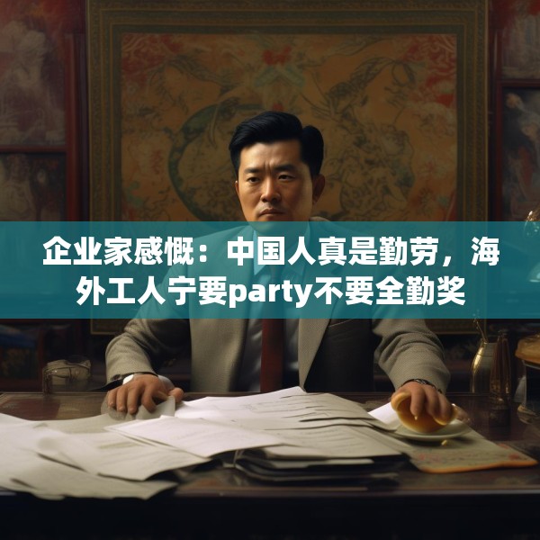 企业家感慨：中国人真是勤劳，海外工人宁要party不要全勤奖