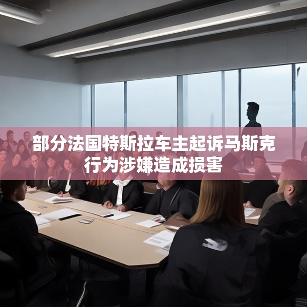 部分法国特斯拉车主起诉马斯克行为涉嫌造成损害