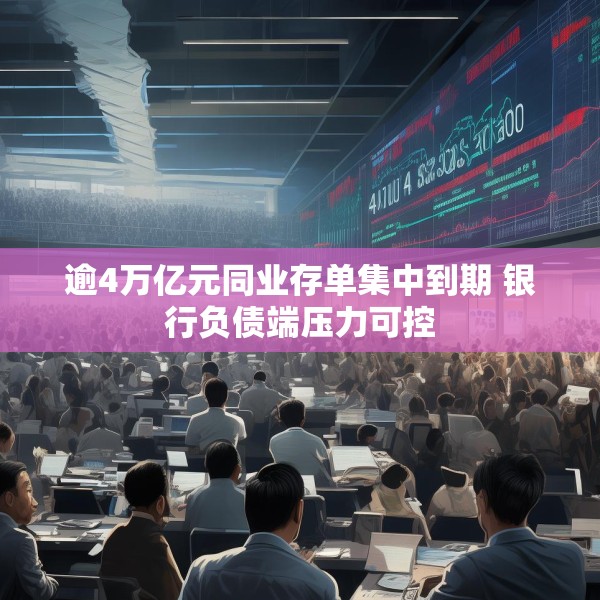 逾4万亿元同业存单集中到期 银行负债端压力可控
