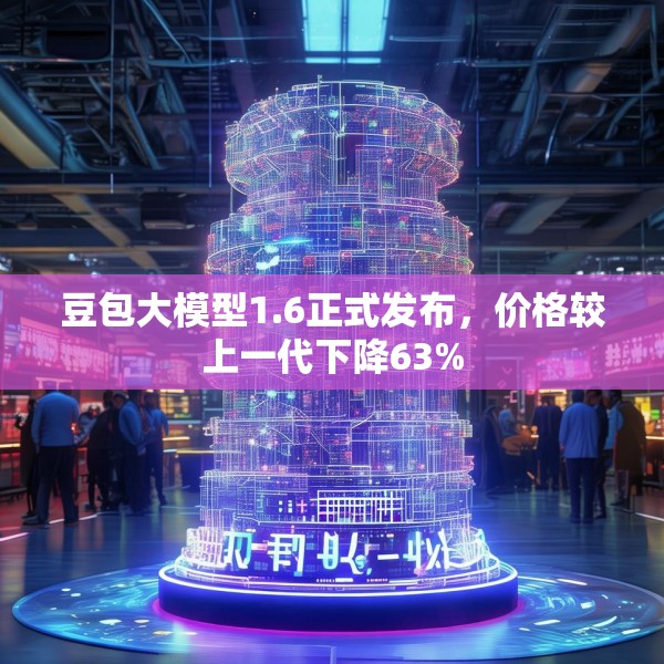 豆包大模型1.6正式发布，价格较上一代下降63%