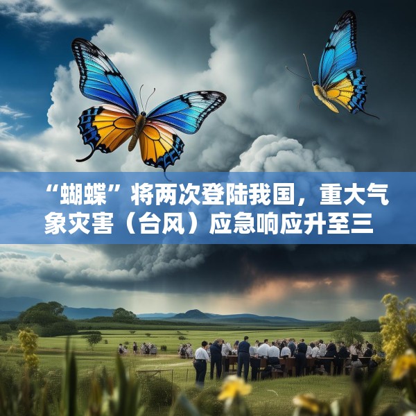 “蝴蝶”将两次登陆我国，重大气象灾害（台风）应急响应升至三级