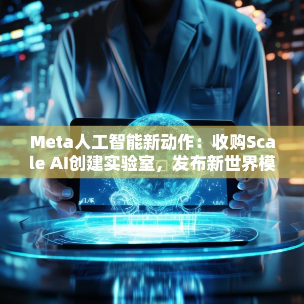 Meta人工智能新动作：收购Scale AI创建实验室，发布新世界模型