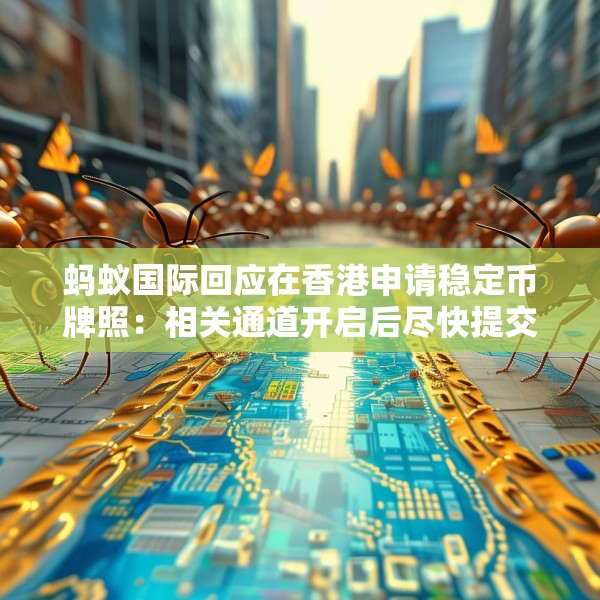 蚂蚁国际回应在香港申请稳定币牌照：相关通道开启后尽快提交