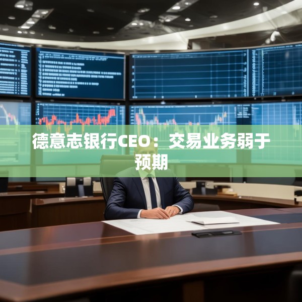 德意志银行CEO：交易业务弱于预期