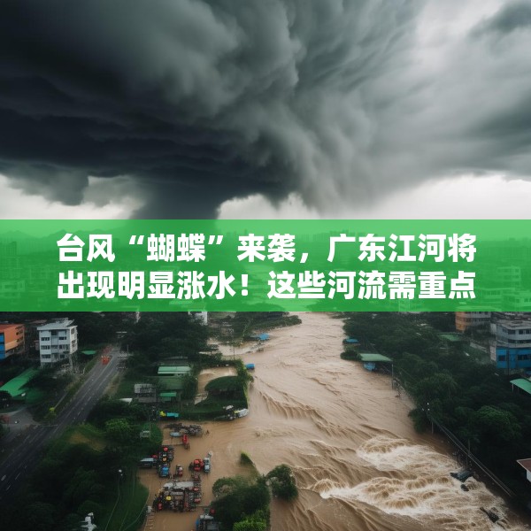 台风“蝴蝶”来袭，广东江河将出现明显涨水！这些河流需重点关注