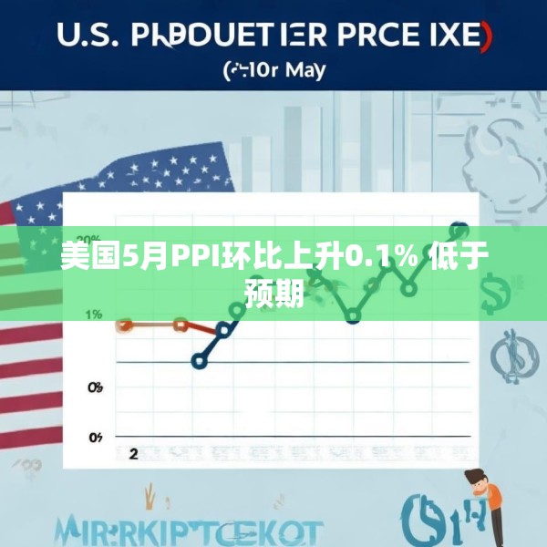 美国5月PPI环比上升0.1% 低于预期