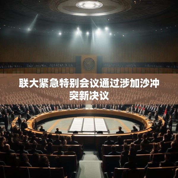 联大紧急特别会议通过涉加沙冲突新决议