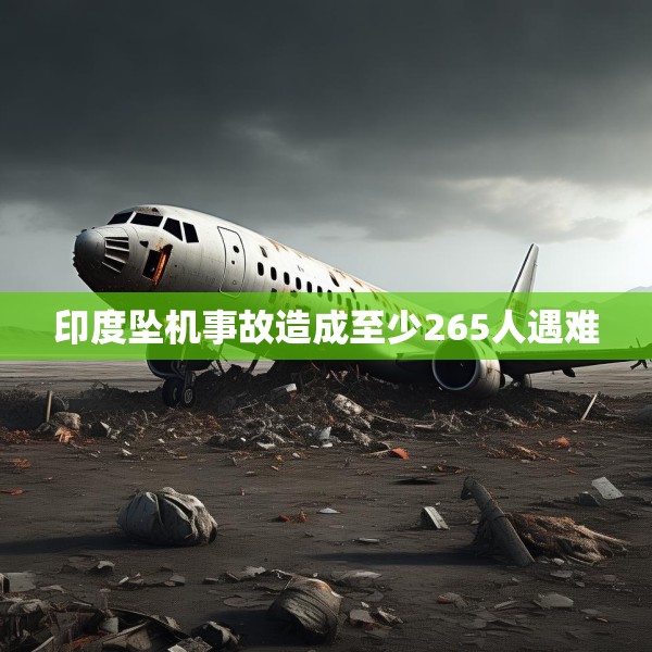 印度坠机事故造成至少265人遇难