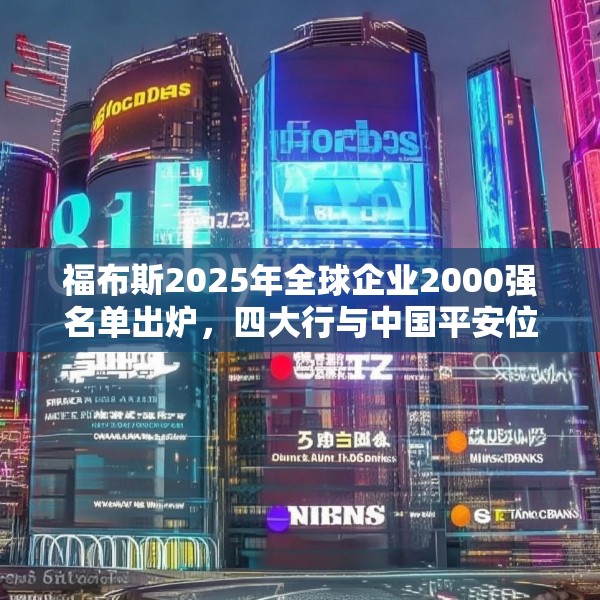 福布斯2025年全球企业2000强名单出炉，四大行与中国平安位列前五