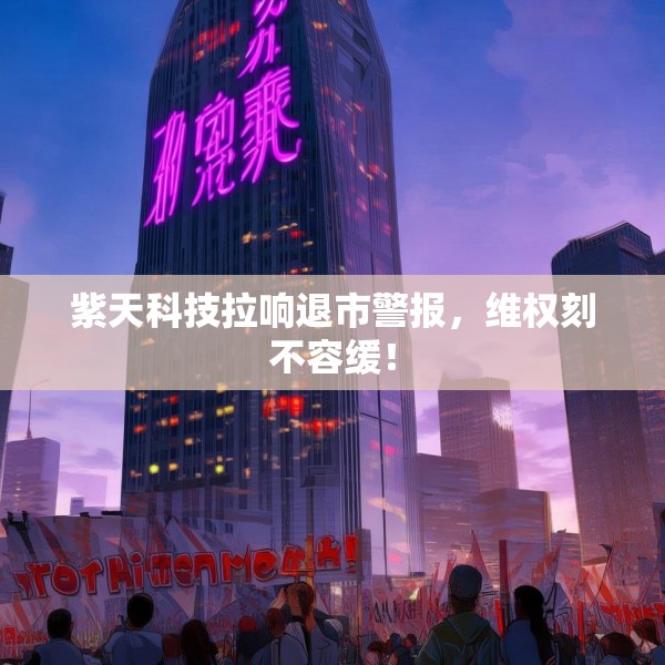 紫天科技拉响退市警报，维权刻不容缓！