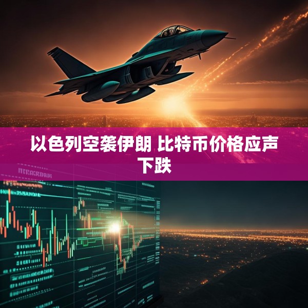 以色列空袭伊朗 比特币价格应声下跌