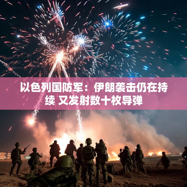 以色列国防军：伊朗袭击仍在持续 又发射数十枚导弹