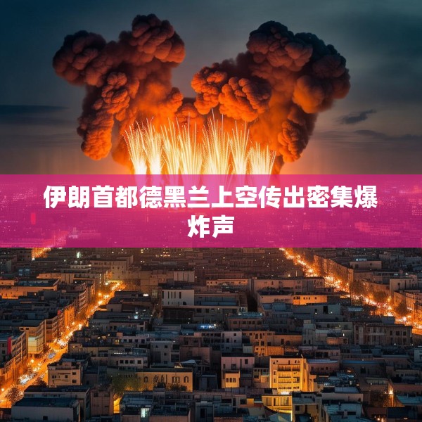 伊朗首都德黑兰上空传出密集爆炸声