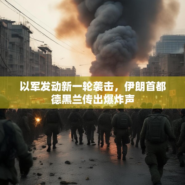 以军发动新一轮袭击，伊朗首都德黑兰传出爆炸声