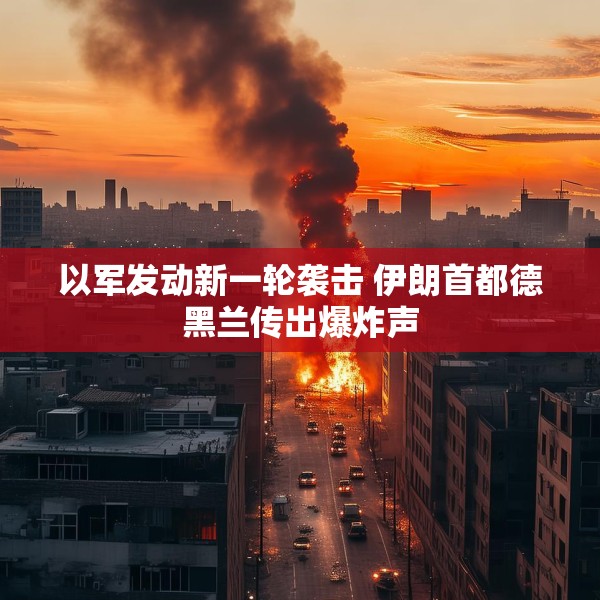 以军发动新一轮袭击 伊朗首都德黑兰传出爆炸声