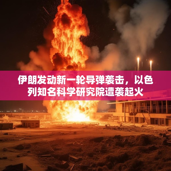 伊朗发动新一轮导弹袭击，以色列知名科学研究院遭袭起火