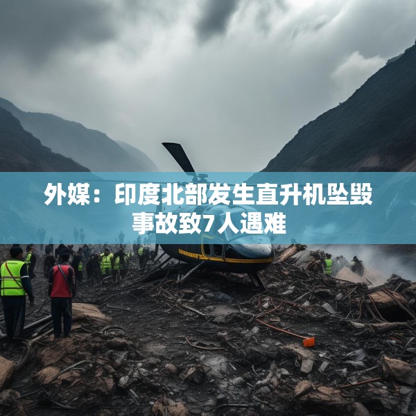 外媒：印度北部发生直升机坠毁事故致7人遇难