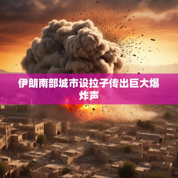 伊朗南部城市设拉子传出巨大爆炸声