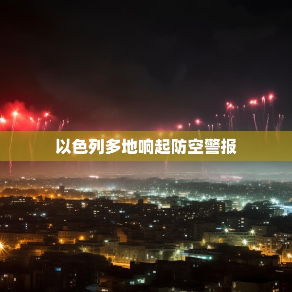 以色列多地响起防空警报