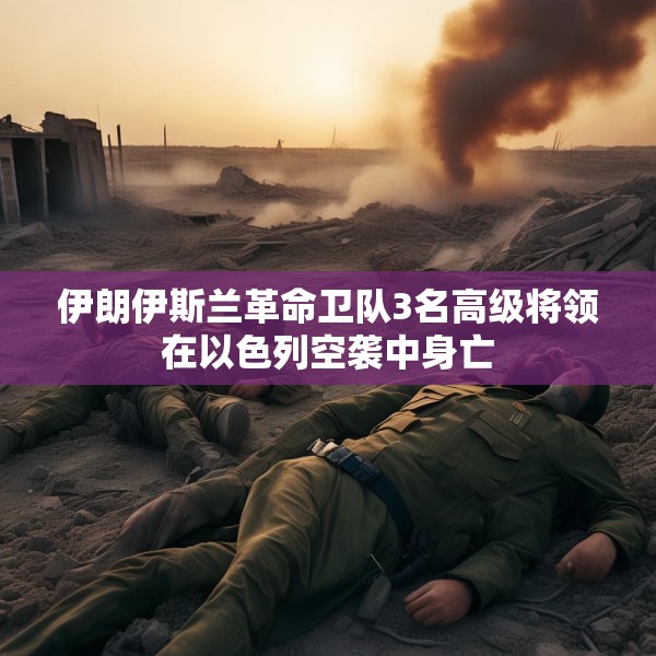 伊朗伊斯兰革命卫队3名高级将领在以色列空袭中身亡