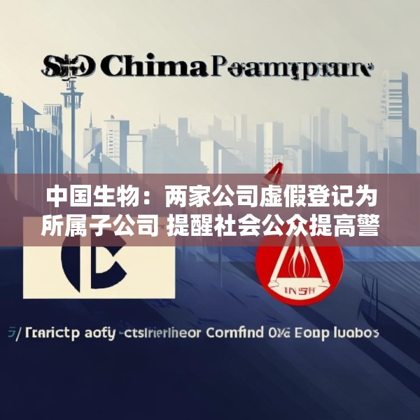 中国生物：两家公司虚假登记为所属子公司 提醒社会公众提高警惕