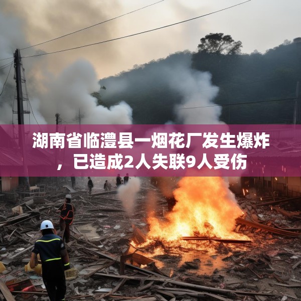 湖南省临澧县一烟花厂发生爆炸，已造成2人失联9人受伤